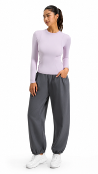 Women Essential Crew Long Sleeve Tee