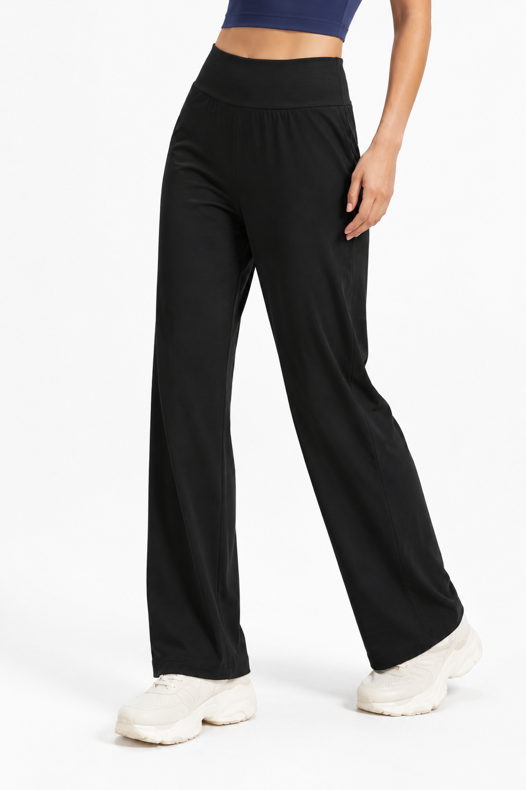 Women Studio Wide Leg Pants