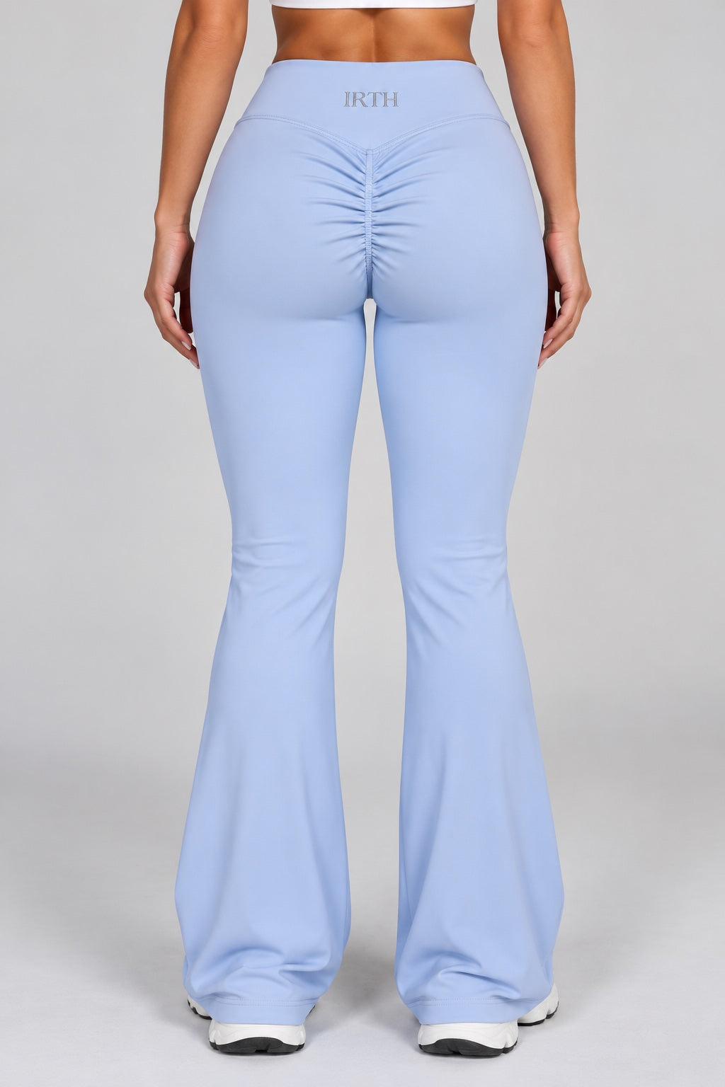 Ruched Back Flare Pants – Irth